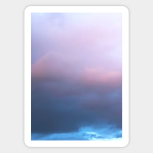 Blue Pink Clouds Sticker